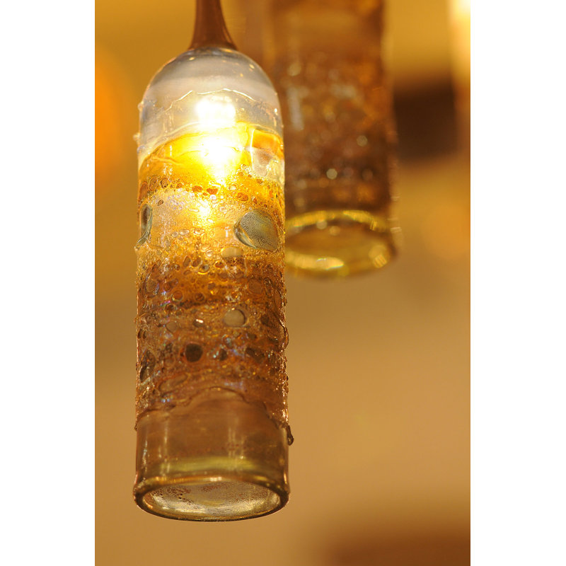 Romantic Candles 25 - Light Pendant, White, 96" H x 26" W x 26" D