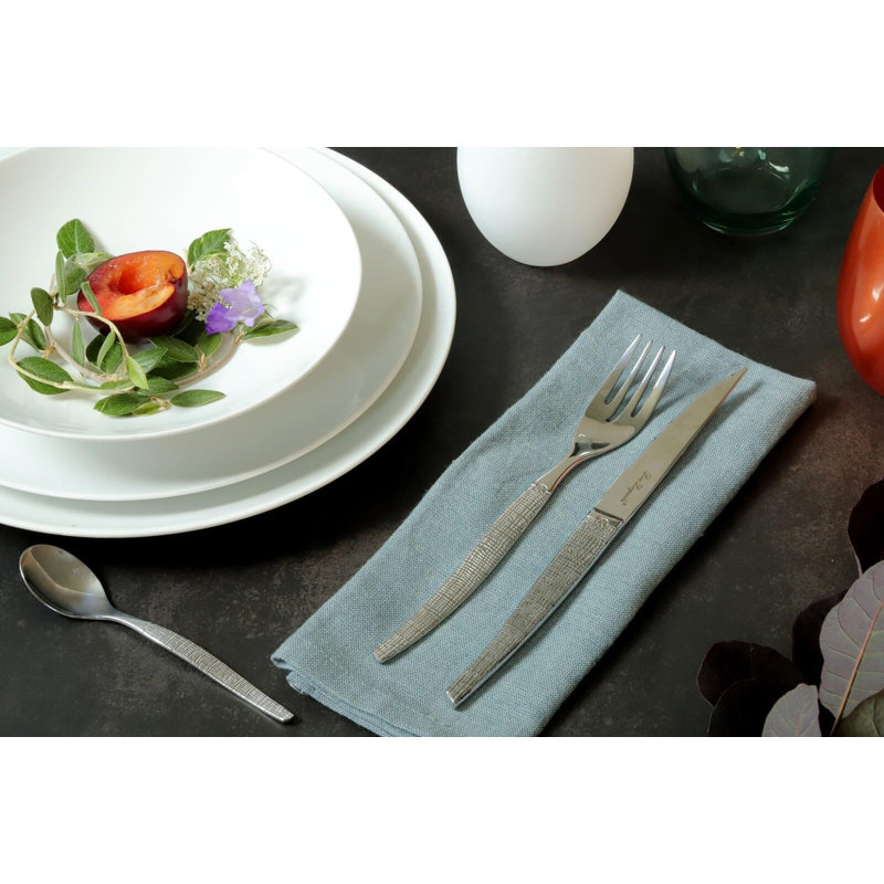 Ivy Bronx Otano Stainless Steel Flatware Set - Service for 6