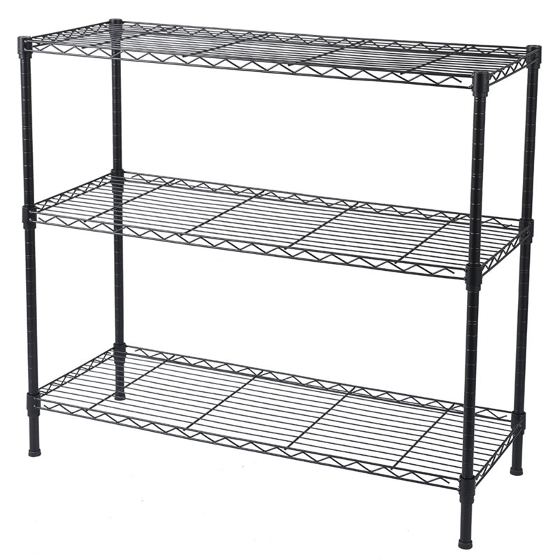 Support de rangement en acier au carbone à assemblage variable, H 31,5 po x l 35,43 po x P 13,78 po