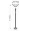Sylvan 175.5 H cm Torchiere Floor Lamp