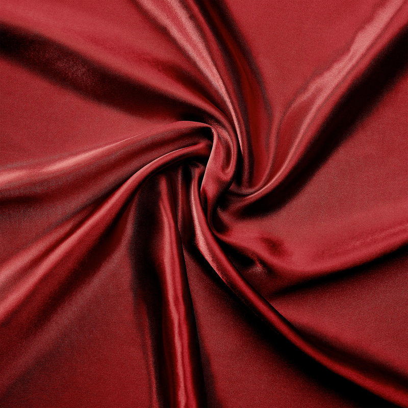 Juicy Couture Premium Silky Satin Sheet Sets, Twin Sheet Set with 1 Pillowcase, Red