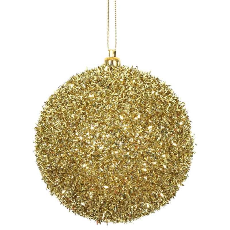 Ornement boule Tinsel, Or