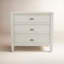 Table de chevet 3 tiroirs Keaton