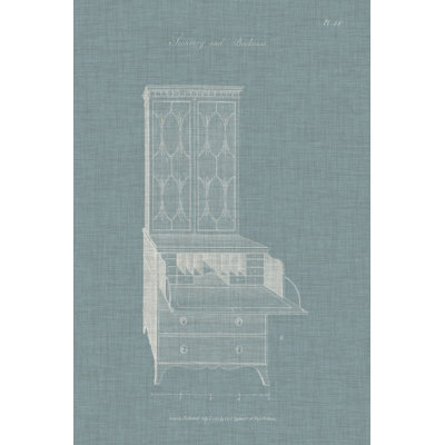 Hepplewhite Desk & Bookcase I by Hepplewhite - Wrapped Canvas Print