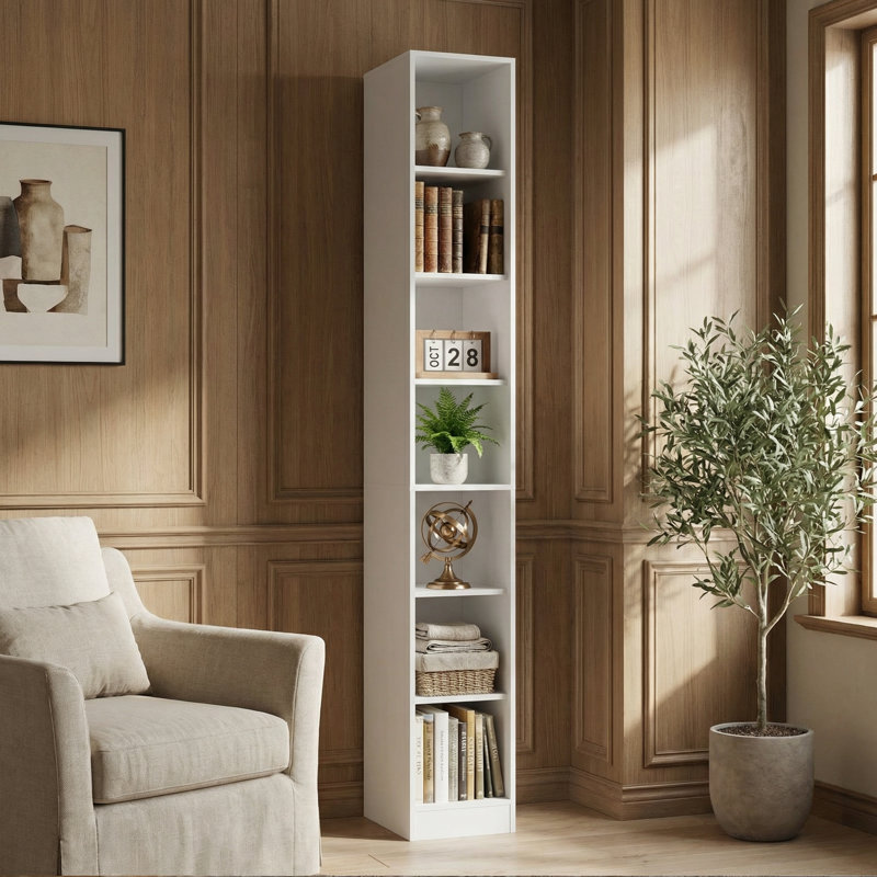 Garde-manger 85,8 po x l 14,9 po avec bibliothèques