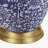 Blue Ceramic Ginger Jar Table Lamp