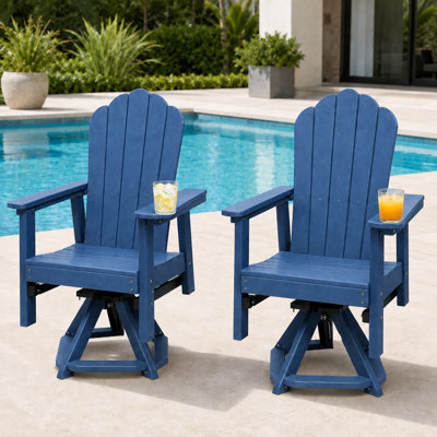 360° Swivel Patio Lounge with Durable Frame