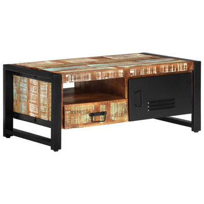 Bronaugh Trestle Coffee Table with Storage