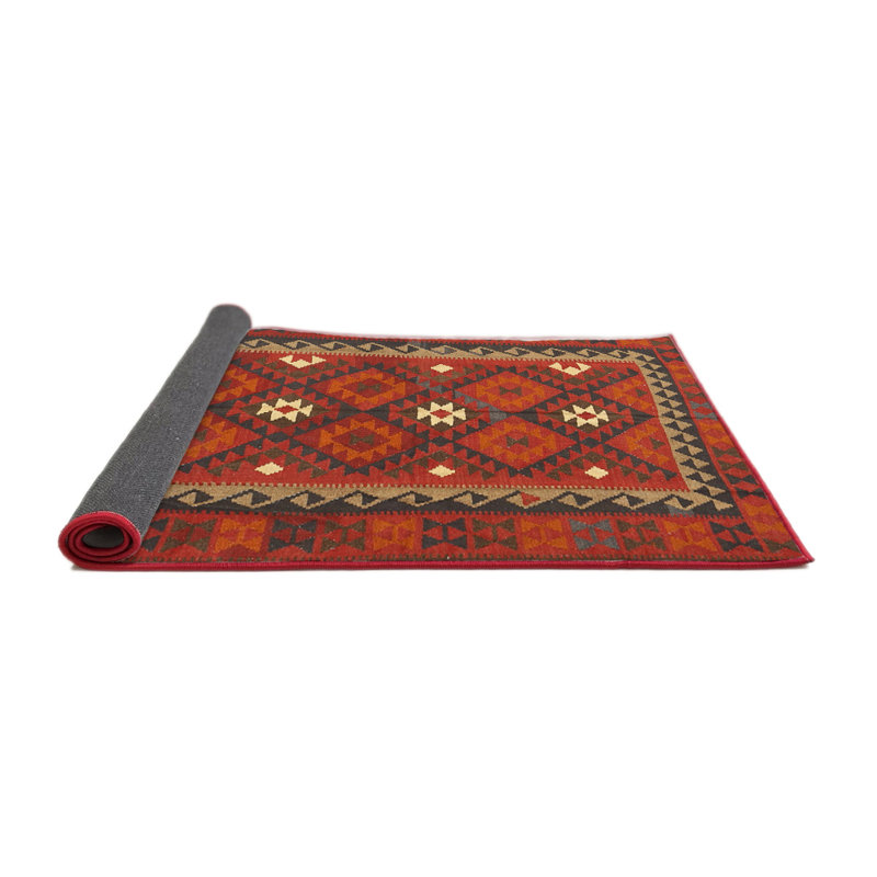 Lanford Southwestern Indoor Rug, Round 4'
