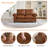 Faux Leather Modular Sectional Sofa, 2, 3 & 4-Seater -1065429578-1065429582