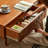 Vintage pure solid wood carved coffee table