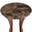 Table d'appoint ronde en faux marbre