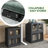Dimingo 19Gal Foldable Plastic Storage Bins with Lids and Wheels-1015398493