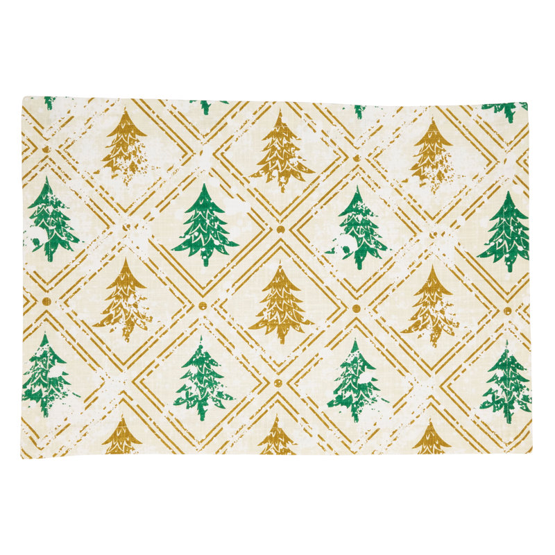 Ensemble de napperons en coton 4 pièces
