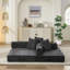 Canapé-lit pliant confortable Comfy, canapé-lit sur pied, canapé sur pied en chenille avec accoudoirs, canapé-lit pour salon-1942057295