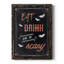 «Be Scary», art textuel sur toile-61335658-61335659