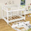 Lit superposé grand sur grand avec lit gigogne simple TG, échelle et garde-corps-851223636
