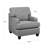 Baxter Fabric Chair, Gray-122099475