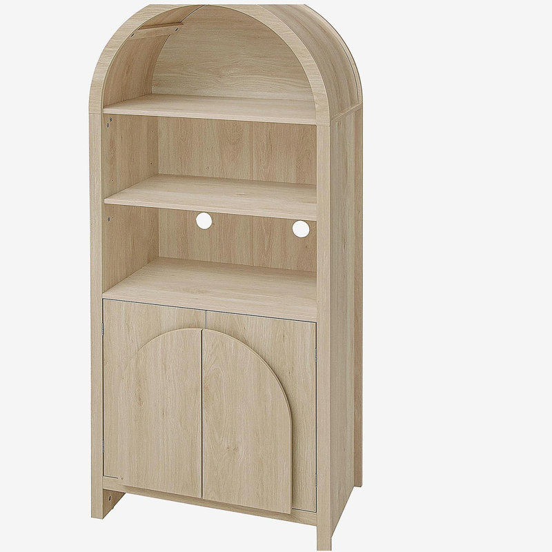 Armoire de rangement 71 po H 71,8 po avec tablettes réglables, armoire de rangement en bois autoportante