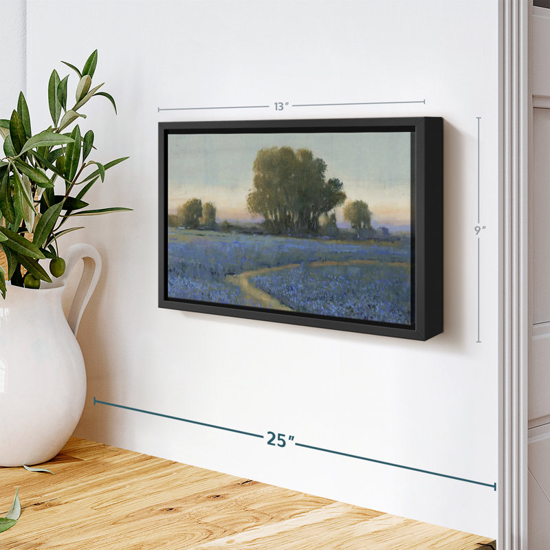 Blue Bonnet Field I Canvas Print, 9" H x 13" W