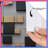 Black Bronze Rectangles Shower Curtains Extra Long-1671320393