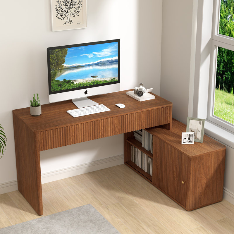 Bureau de direction en L Larose, Brun