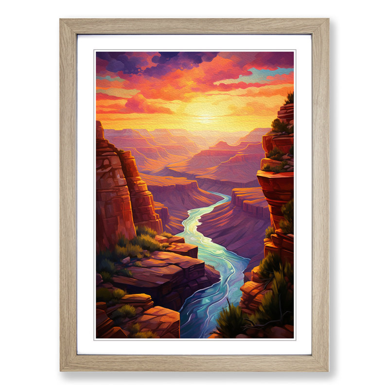 Grand Canyon Informel - Framed Print