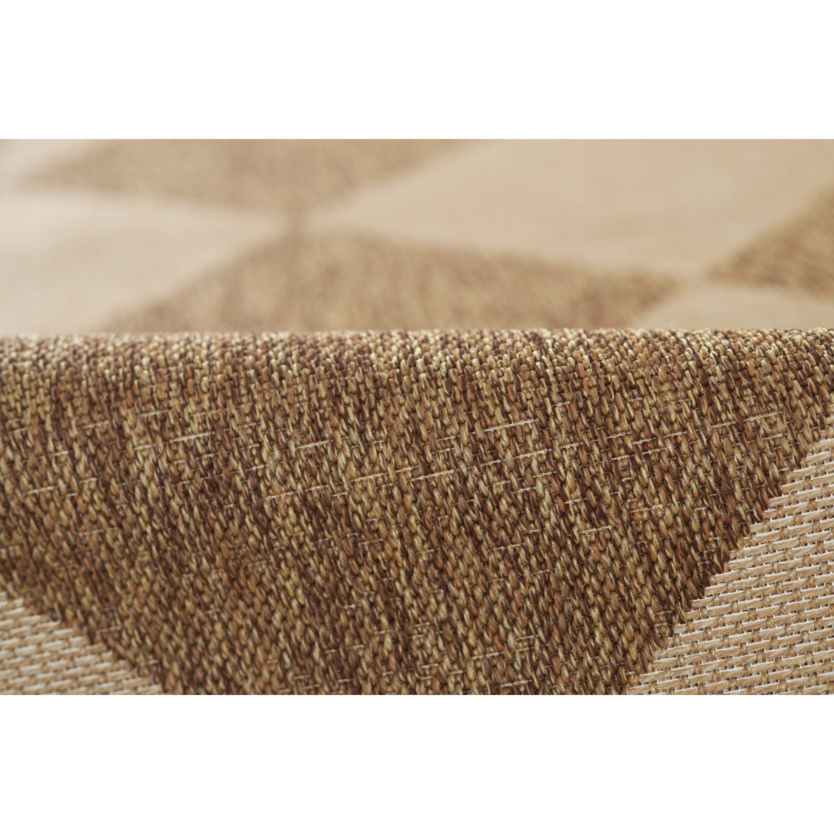Erin Gates by Momeni Saybrook Diamond Natural Indoor / Outdoor Area Rug ...
