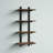 Rundell 20" Wide Rustic Industrial Solid Wood and Metal Frame Wall Mounted Tiered Shelf With Storage-1424057699