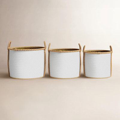 Handmade Seagrass Decorative Basket