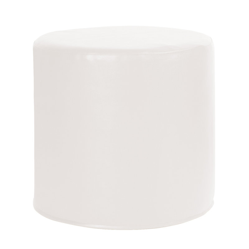 Repose-pieds Arredondo, Polyester - blanc Atlantis