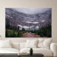 Serenity: reproduction d'art sur toile du paysage montagneux du lac Iceberg, 1P