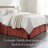 Southshore Fine Linens Vilano Pleated Bed Skirt, Double-Brushed Microfiber 15-Inch Drop Bed Skirt with Pleated Design, Machine Washable, Queen, Marsala (Terra Cotta)-390276498-390276495