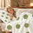 Premium Flannel Lightweight Blanket & 2 Pillow Shams Set with Olive Green Polka Dots on Cream Minimalist Ground, Ultra-Soft & Warm Cozy Bedding Set for All-Season, 60" x 80" Blanket + 2 Pillowcases Anti-Pilling & Machine Washable(Set of 3)