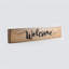 Engraved 'Welcome' Pine Sign 60cm