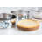 Fox Run Brands 3 Piece Steel Non-Stick Round Springform Pan Set