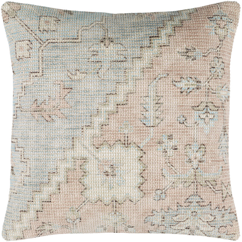 Samsun Cotton Blend Reversible Pillow Cover, 20"H x 20"W