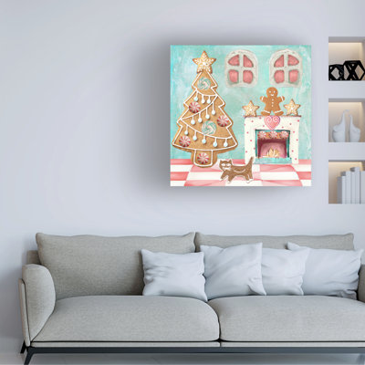 Œuvre sur toile, pain de gingembre, bolologic