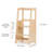 dadada Montessori Toddler Tower - Adjustable Kitchen Step Stool w/ Safety Rail - Baby Safe (Natural)-78369679