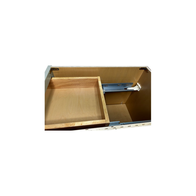 Armoire de base standard en contreplaqué vert prêt à assembler Shallow, 9"