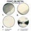 Isabelo - Décoration murale ronde en métal Coastal-938287670