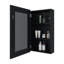 Armoire à pharmacie noire avec miroir inclus-911421679