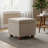 17.5" Square Storage Ottoman With Lift-Off Lid Wooden Legs For Living Room/Bedroom/Entryway