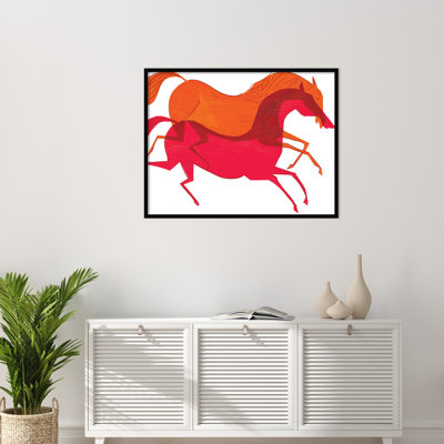 Horses Print by Richard A. Allen