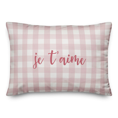 Plaid Throw Pillow