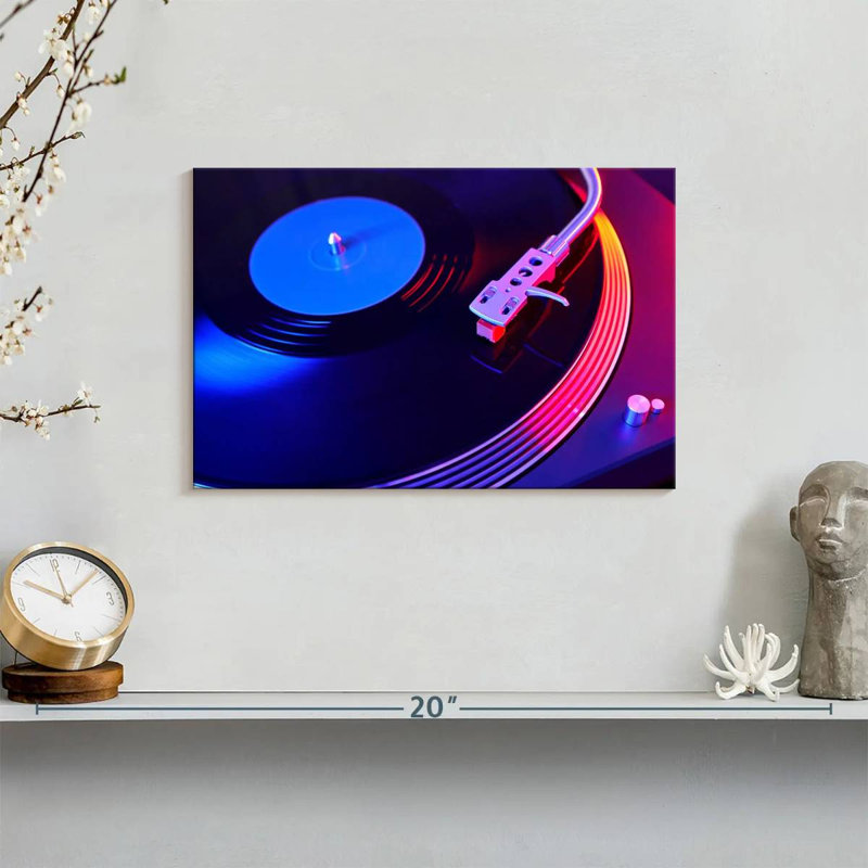 Abarca Turntable Party Record, 8" H x 12" W
