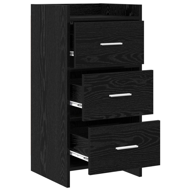 40 cm W Sideboard, Black Oak