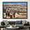 Matador espagnol et arène de taureaux, art mural moderne sur toile pour la décoration intérieure
