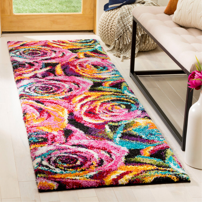 Cleveland Performance Floral Rug, Runner 2'3" x 12'