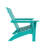 Joubert HDPE Plastic Folding Adirondack Chair-443323630